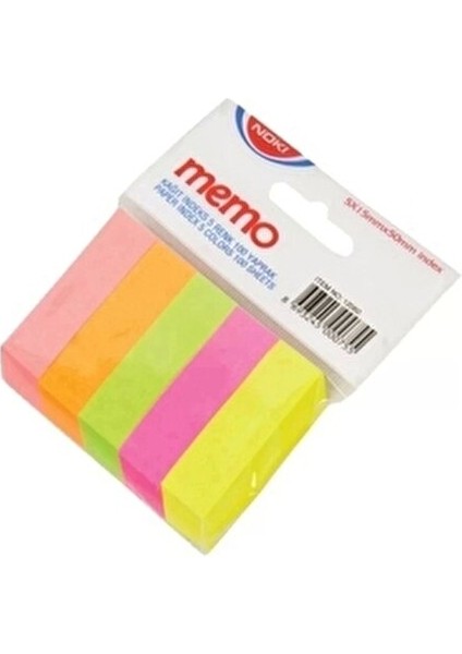 5 Renkli Kağıt Film İndeks 100 Yaprak 15x50 mm 4'lü Paket Kullanım Kolaylığı fiyatları