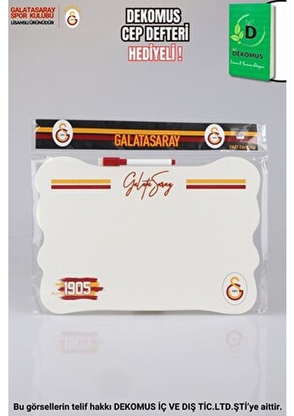 Yazı Tahtası 20 cm x 30 cm Çocuklar İçin Eğitici Tasarım 1 Adet Kalemle