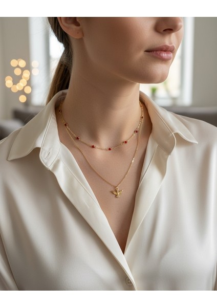 Ember Anka Gold Kolye