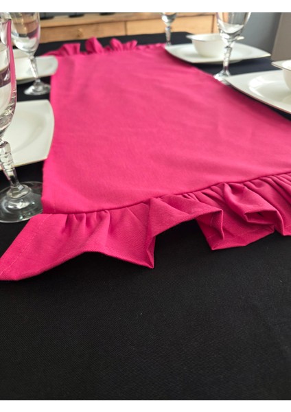 Iki Tarafı Fırfırlı Runner - Sıvı Itici Özlliğe Sahip fiyatları