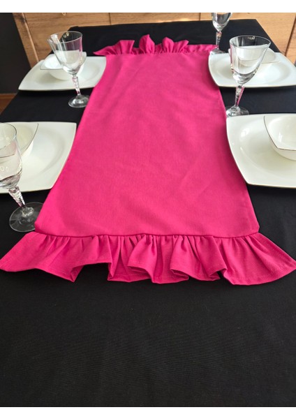 Iki Tarafı Fırfırlı Runner - Sıvı Itici Özlliğe Sahip modelleri