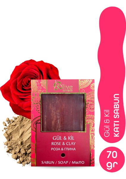 Gül & Kil Sabunu 70 gr