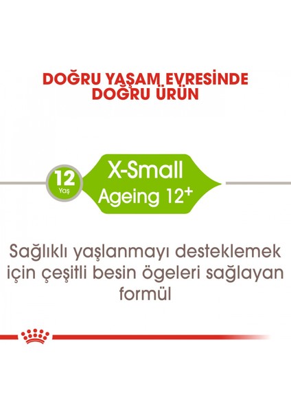 X-Small Ageing 12 Yaş Üzeri Yaşlı Köpek Maması 1.5 Kg
