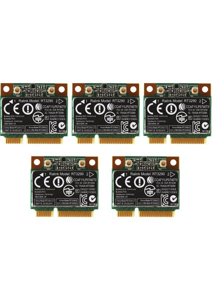 5 Adet 150 Mbps 2.4 Ghz RT3290 802.11B/G Kablosuz Wlan Kartı Wıfı + Bluetooth Bt 4.0 Yarım Mini Pcı-E Kartı CQ58