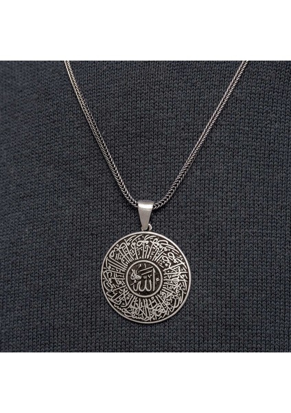 Gümüş Asr Suresi Erkek Kolye modelleri