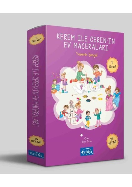 Kerem ile Ceren’in Ev Maceraları 10 Kitap Set