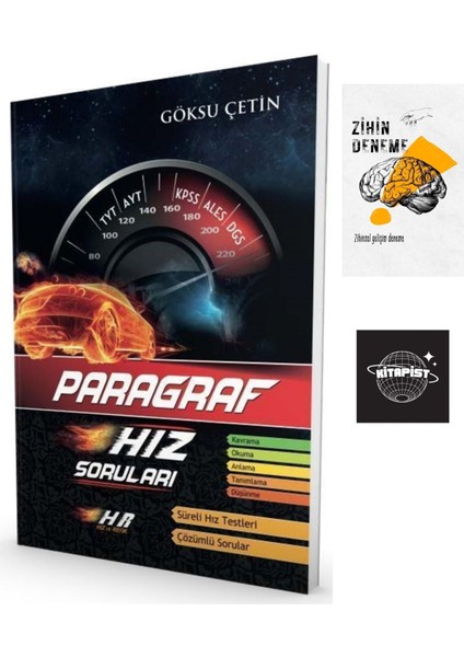 Tyt Ayt Kpss Ales Dgs Paragraf Hız SORULARI+ZIHINDENEME-KD777