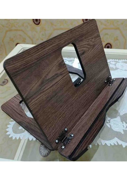 Ahşap Masa Üstü Tablet Telefon Kitap Tutucu Ayarlanabilir Kitap Okuma Sehpası Standı Rahle