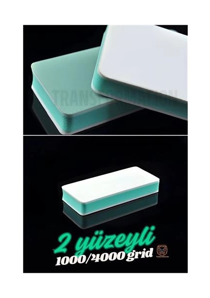 Tırnak Törpü ve Parlatma Blok Sünger 2 Yüzeyli 2 Adet