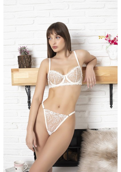 Brode Ekru Sütyen Takım modelleri