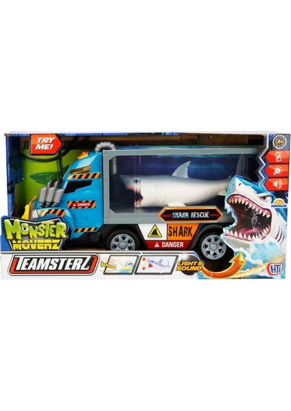 Teamsterz Monster Moverz Sesli ve Işıklı Köpek Balığı Kurtarma Kamyonu 40 cm modelleri