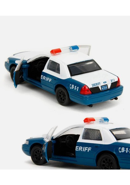 The Walking Dead - Rick Grimes Ford Crown Victoria Şerif Arabası | Jada 1:32 Ölçek fırsatları