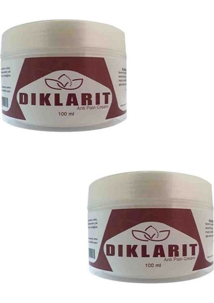 Anti Pain Cream Ağrılarınız Için Krem 100 ml 2 Adet