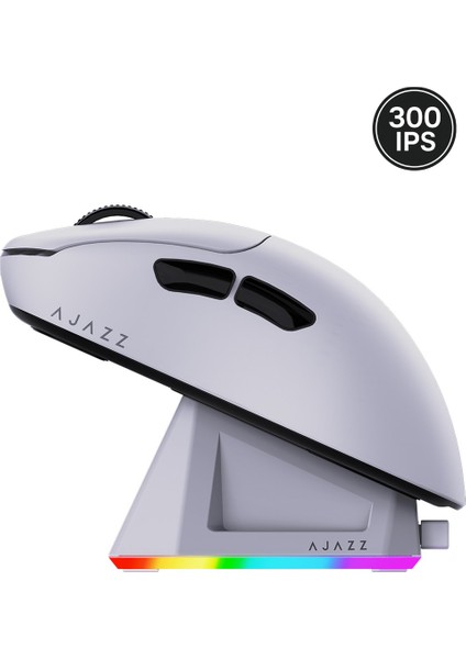 AJ179P Mc 3 Modlu 1000Hz 12.000 Dpı Manyetik Şarj Istasyonlu PAW3311 300 IPS Optik Sensör Gaming Mouse
