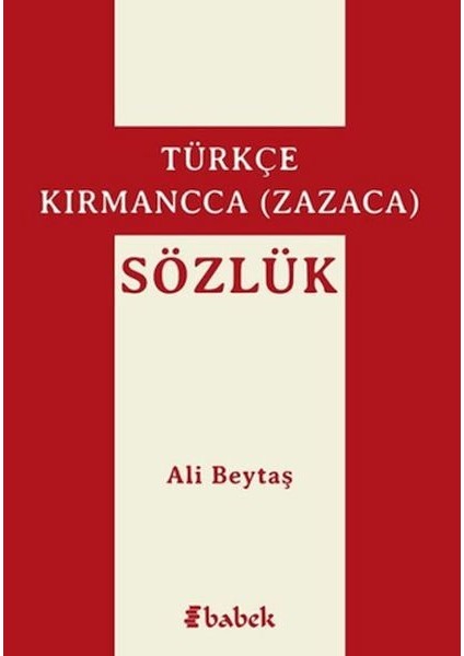 Türkçe-Kırmancca (Zazaca) Sözlük