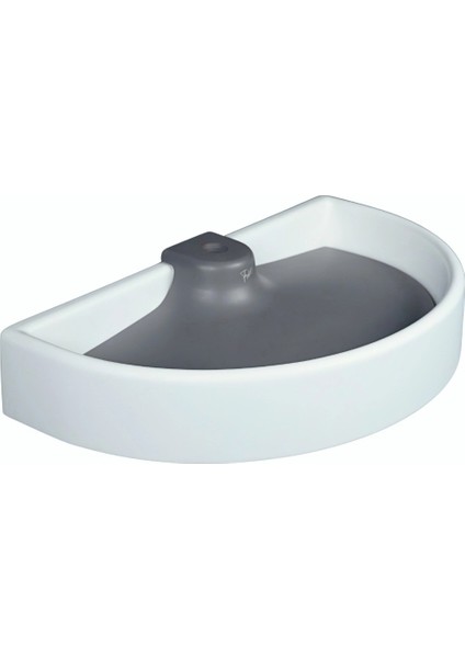 Pearl Unique Mat White - Mat Gray Solid Lavabo fiyatları