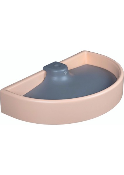 Pearl Unique Mat Pink -Mat Gray Solid Lavabo fiyatları