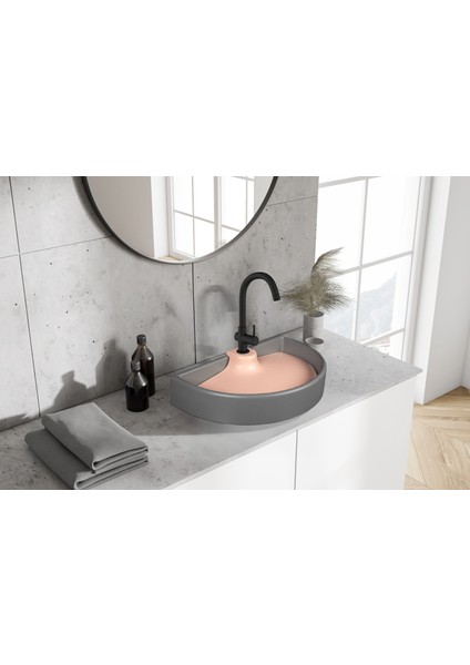 Pearl Unique Mat Gray - Mat Pink