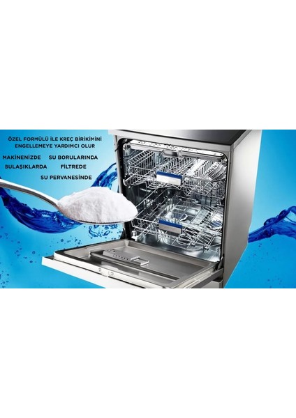 Klor Bulaşık Makinesi Tuzu 1,5 kg - Kireç Önleyici, Güçlü Temizlik ve Kokusu Olmayan Özel Formül fırsatları