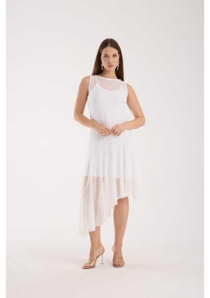 Eteği Volanlı Uzun Elbise fiyatları