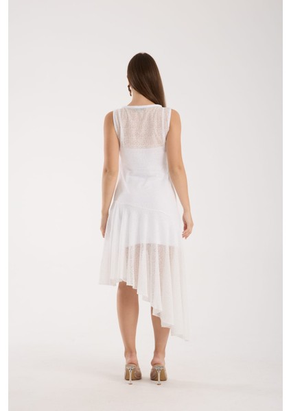 Eteği Volanlı Uzun Elbise modelleri