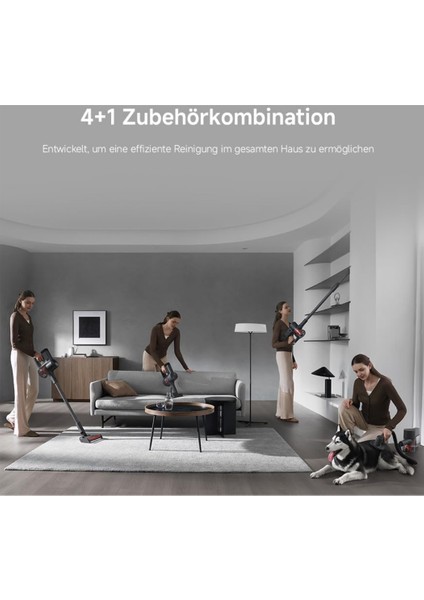 Max 180 Aw Emiş Gücü, LED Ekran, Hayvan Kılı Fırçası ve Çok Yönlü Temizlik Için 60 Dakika Çalışma Süre Vacuum Cleaner G20 Dikey Süpürge modelleri