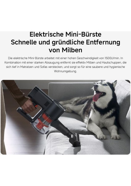 Max 180 Aw Emiş Gücü, LED Ekran, Hayvan Kılı Fırçası ve Çok Yönlü Temizlik Için 60 Dakika Çalışma Süre Vacuum Cleaner G20 Dikey Süpürge