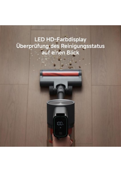 Max 180 Aw Emiş Gücü, LED Ekran, Hayvan Kılı Fırçası ve Çok Yönlü Temizlik Için 60 Dakika Çalışma Süre Vacuum Cleaner G20 Dikey Süpürge