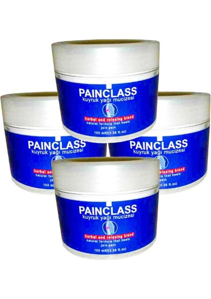 Kuyruk Yağı Kremi Painclass 150 ml Ölçeğinde 4 Ad Sızı Dindirici