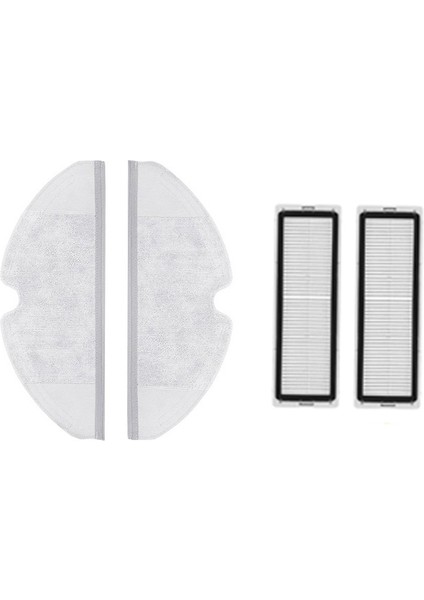 Xiaomi Mijia 1c Vacuum Mop Set 2 Adet Fiber Mop Bezi 2 Adet Hepa Filtre