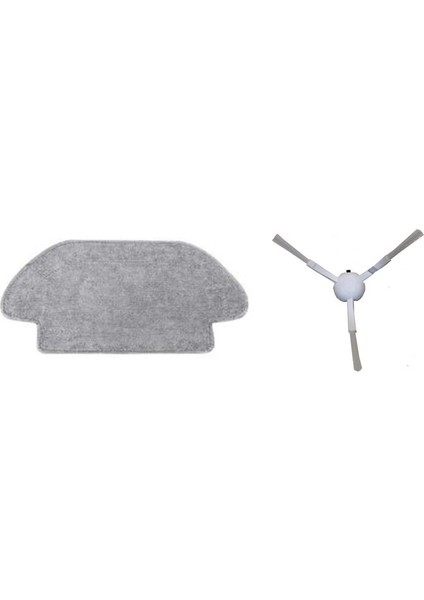 Xiaomi Mi Robot Vacuum Mop Pro Set 1 Adet Fiber Mop Bezi 1 Adet Yan Fırça