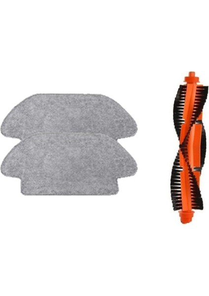 Xiaomi Mi Robot Vacuum Mop Pro Set 2 Adet Fiber Mop Bezi 1 Adet Ana Fırça