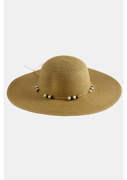 Wizard Boncuk Hasır Şapka-Kahverengi fiyatları