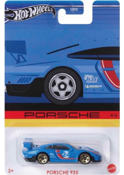 1/64 Ölçek Porsche Temalı Uzun Kart Araçlar HRW59 Porsche 935