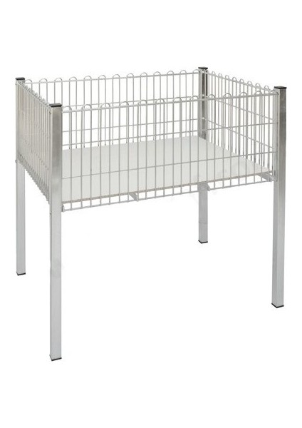 Profil Ayaklı Havuz Sepet Krom Kaplama Aksiyon Teşhir Sepeti 60 80 80 Ti Teşhir