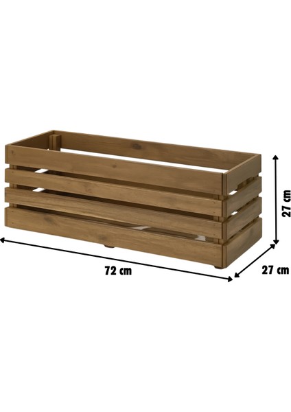 Masif Ahşap Dekorasyon Çiçeklik Saksılık 27*27*72 fırsatları