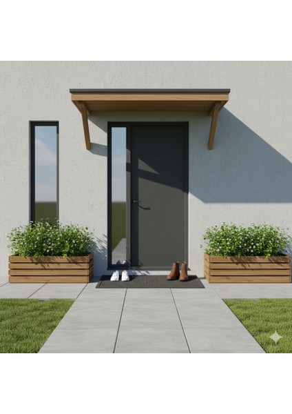 Masif Ahşap Dekorasyon Çiçeklik Saksılık 27*27*72 fiyatları