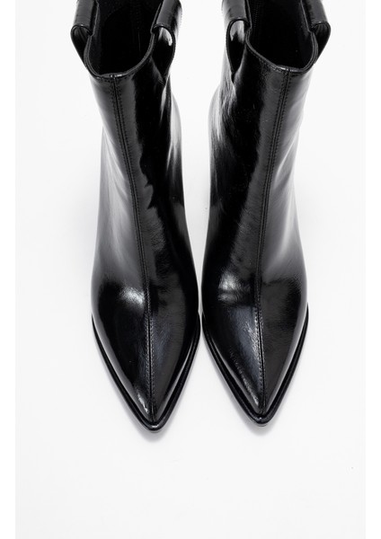 Aja Siyah Kadın Kalın Topuklu Çizme Olabilen Bot indirimleri