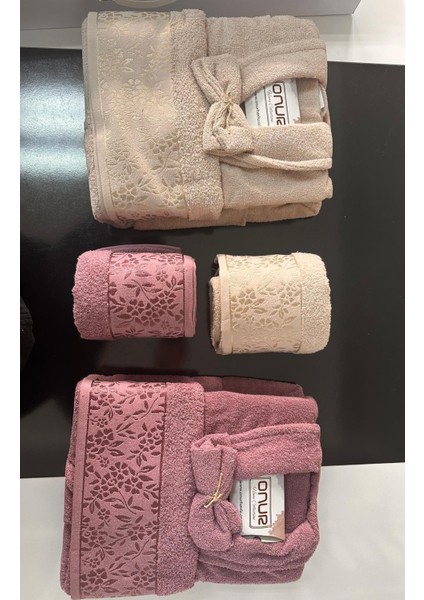 Bornoz Takımı Jakarlı Onur Collection 10 Parça fiyatları