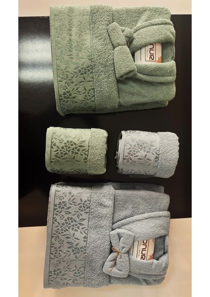 Bornoz Takımı Jakarlı Onur Collection 10 Parça