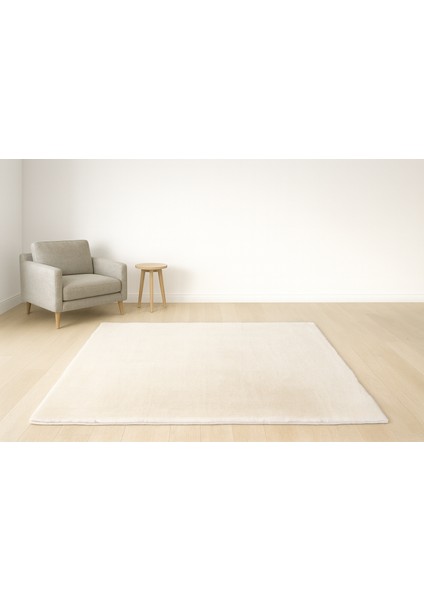 Fluffy Basic Serisi Tavşan Tüyü Dokuma Kaymaz Taban Pelüş Halı modelleri