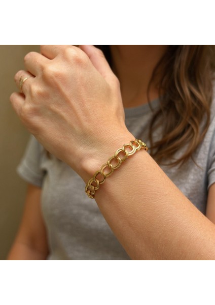 Gold Kaplama Çelik Samanyolu Model Bileklik fiyatları