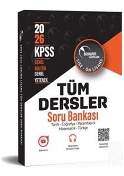 Doktrin Yayınları 2026 Kpss Lise Önlisans Genel Kültür Yetenek Tüm Dersler Tek Kitap Soru Bankası