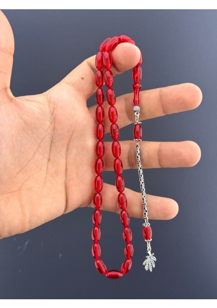 4,6 gr 925 Ayar Gümüş Püskül Ateş Kehribar Kapsül Kesim 6,50X12 fiyatları