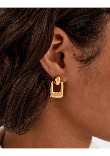 Mini Kare Küpe modelleri