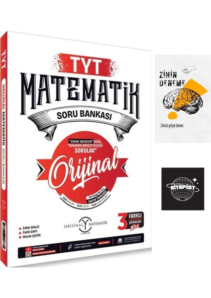 Orijinal Yayınları Tyt Orijinal Matematik Soru BANKASI+ZIHINDENEME-KD181