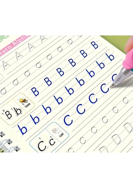 Harfleri ve Sayıları Öğreten 2'li Kabartmalı Ingilizce Sihirli Kitap modelleri