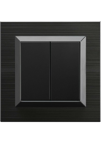 Quantum Siyah Siyah Komütatör Ikili Anahtar Mekanizma Çerçeve(12 Adet) fiyatları
