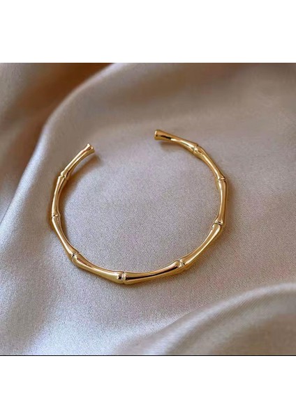 Boru Form Kemik Kelepçe Gold Çelik fiyatları