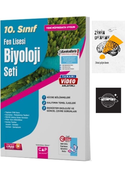 Çap 10. Sınıf Fen Lisesi Biyoloji SETI+ZIHINDENEME-KD731
